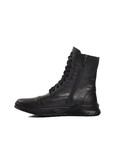 Siyah İçi Polarlı Hakiki Deri Erkek Bot Thk 2025 M Siyah Siyah İçi Polarlı Hakiki Deri Erkek Bot Thk 2025 M Siyah