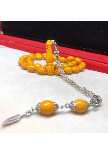 Sarı Orijinal Beyzi Model Katalin Tesbih