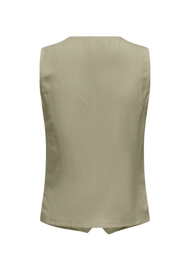 Only Onlwındy Lıfe S/l Lınen B Yeşil Kadın Yelek 000000000102263181 Yeşil