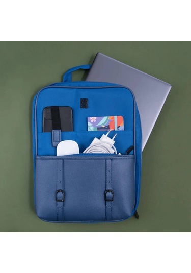 Minbag Xxl Aspen Laptop Ve Tablet Çantası 17 Inch Lacivert