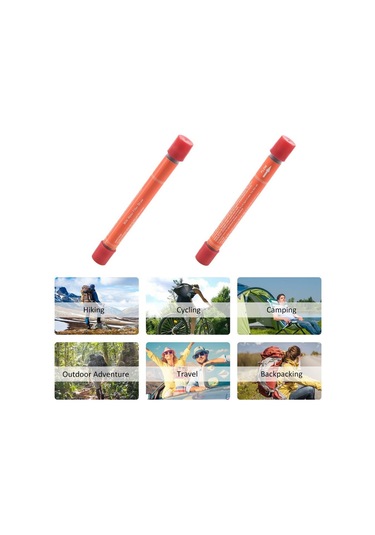 Butu Kişisel Su Filtresi Saman Mini Su Arıtma Yürüyüş, Kamp, Seyahat Ve Acil Durum Hazırlığı