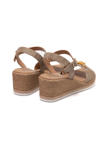 Taupe Sandalet Kadın 53290-e6 Repo Taba