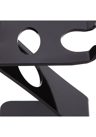 Springsun Siyah Akrilik Tıraş Aleti Depolama Rafı - Tıraş Fırçası Ve Bıçağı Tutucu - Banyo Tezgahı Düzenleyici S1080