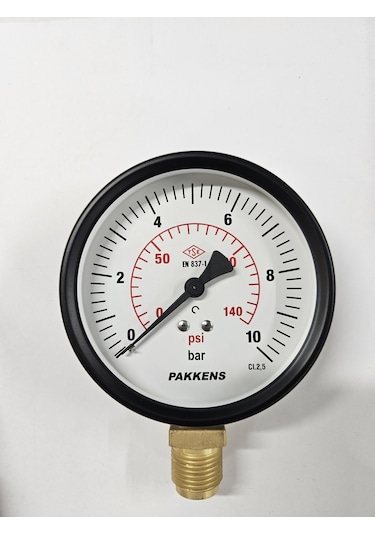 Çap 100 ALTtan 10 Bar Kuru Manometre - Pakkens