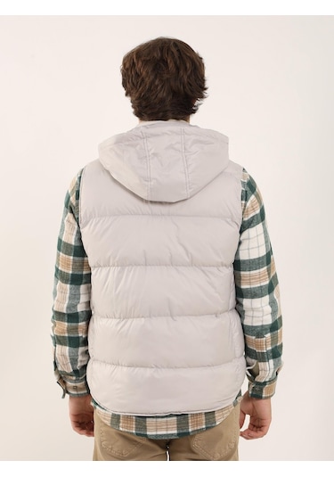 Dufy Taş Erkek Regular Fit Dik Yaka Yelek Mont - 96763 Taş