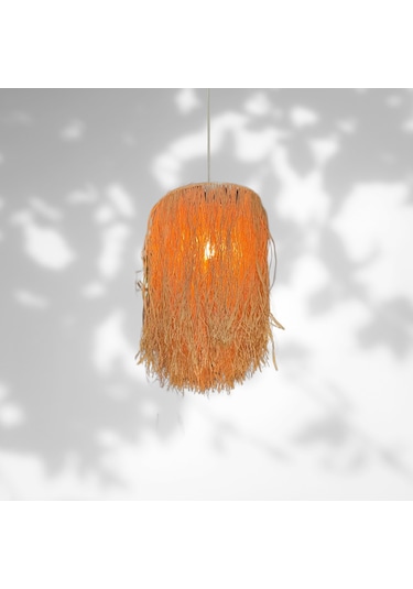 Rafya Hasır Tasarım Bohem Avize M036 Diğer