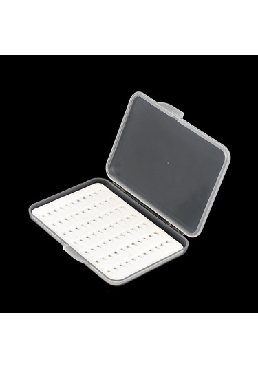 Jeehugo Küçük Boy Saçma Balık İğne Kutusu - Dayanıklı Abs + Eva, Transparent Ve İnce, Uçucu Balıkçılık Aksesuarı