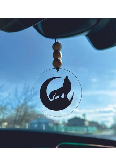 Bozkurt Temalı Dikiz Ayna Süsü