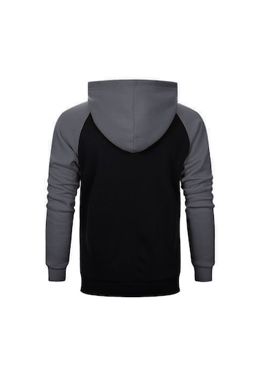 The Beatles Meet The Beatles Gri Renk Reglan Kol Kapşonlu Sweatshirt Gri