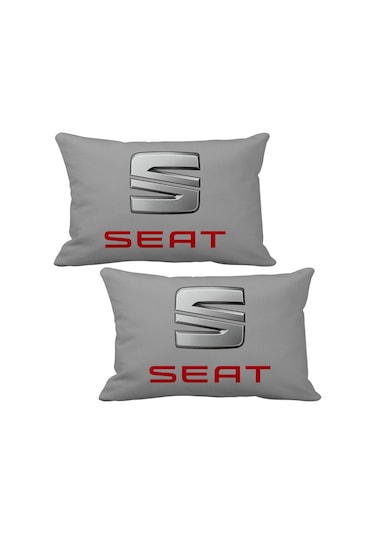 Seat 2 Li Lüks Araç Boyun Yastığı 5 Renk Ahşap Anahtarlık
