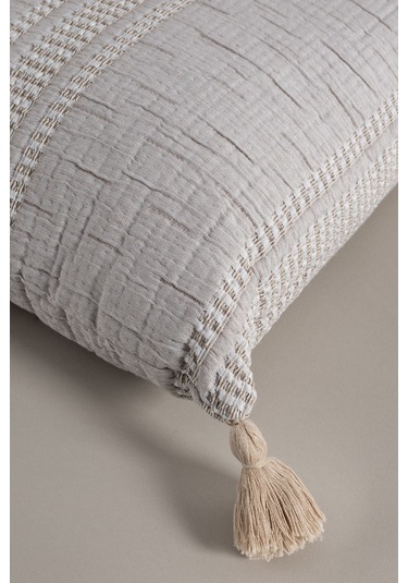 Koza Home Assos Bej Taş Yıkama Yastık 50x50 5039