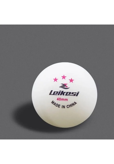 Ranyeek Beyaz 40+mm Üç Yıldızlı Tenis Topları - Okul, Turnuva Ve Antrenman İçin Dayanıklı 60 Adet/şişe