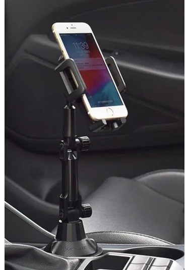 Zmc Bilişim Teleskopik Araç Bardak Yerine Giren Telefon Tutucu