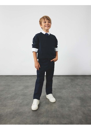 Koton Lacivert Erkek Çocuk Kazak 6wkb90004tt Lacivert
