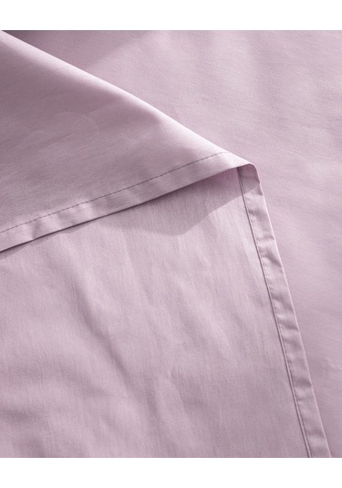 Madame Coco Manon King Size %100 Pamuk Ranforce Lastiksiz Çarşaf - Açık Mürdüm 8684427061336 Çok Renkli