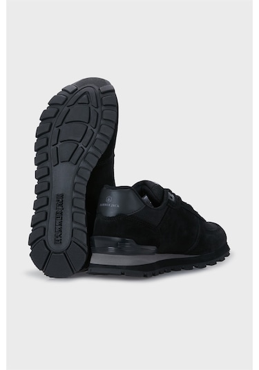 Hammer Jack Peru Kadın Hakiki Deri Sneakers Ayakkabı-siyah Füme Siyah - Füme