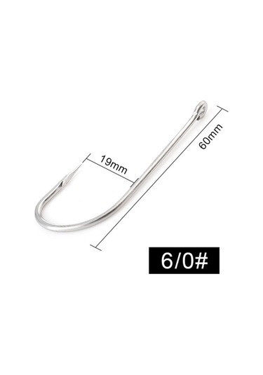 Fısh Kıng 401ss Paslanmaz Demir Dikenli Kanca 6/0 -1/0 25 Adet/paket 1 -8 50 Adet/paket Jig Sazan Balıkçılığı 6-0