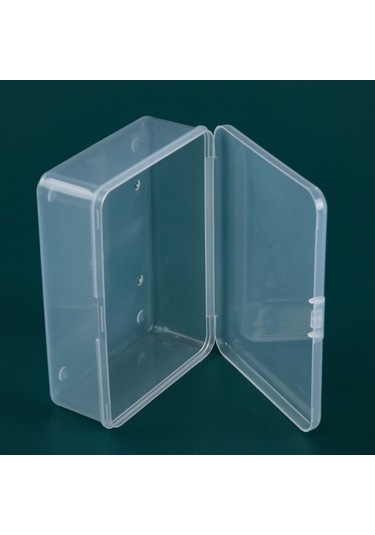 Sones Pp Dikdörtgen Şeffaf Plastik Kutu Kapaklı Parçalar Donanım Alet Saklama Kutusu
