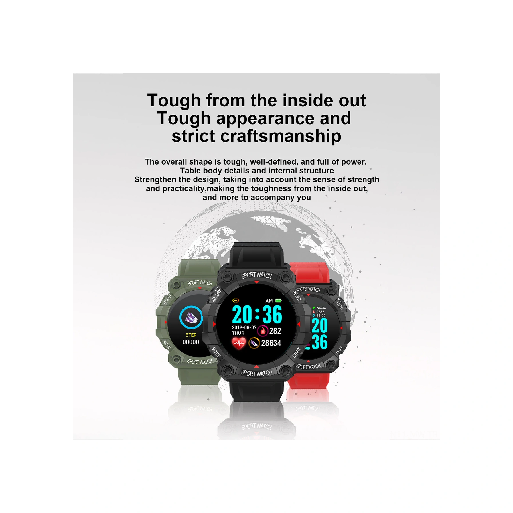 Moveevo FD68 Renkli Ekran Akıllı Saat (İthalatçı Garantili)