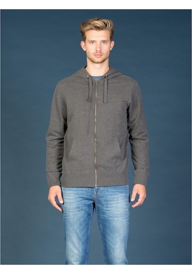 Colin's Regular Fit Kapişonlu Antrasit Erkek Sweatshirt CL1002717_q1.v1_ANM