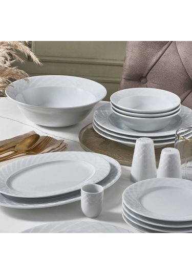 Güral Porselen Alfa 36 Parça 6 Kişilik Yemek Takımı