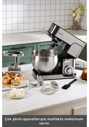 Karaca Inoxchef Pro 1300 W 7 LT Stand Mikser