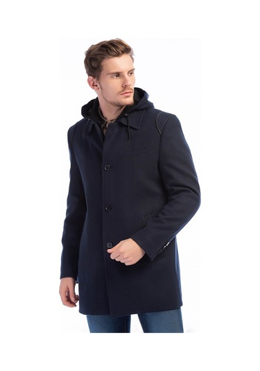 Plt8335 Dewberry Erkek Palto-lacivert Lacivert