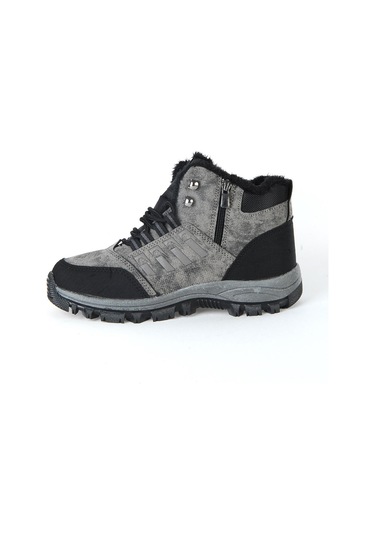 X-step X6 Füme Termal Kürklü Kışlık Erkek Bot Ayakkabı Füme
