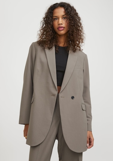 Jack & Jones Kadın Kruvaze Ceket - Mary 12200590 Brindle Siyah