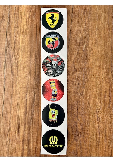 Araç Ön Cam Logosu Hologramlı Yan Kapı, Yan Cam Stickerı Logo Model3