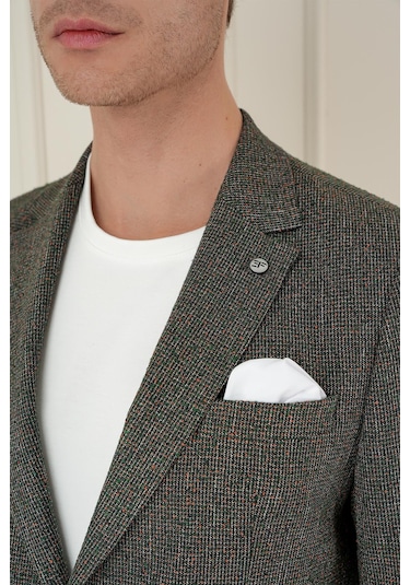 C 692 Slim Fit Haki Spor Ceket Haki