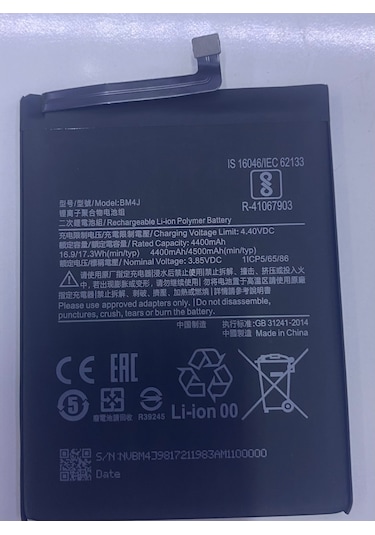 Note 8 Pro Bm4j Pil Batarya 4500 Mah