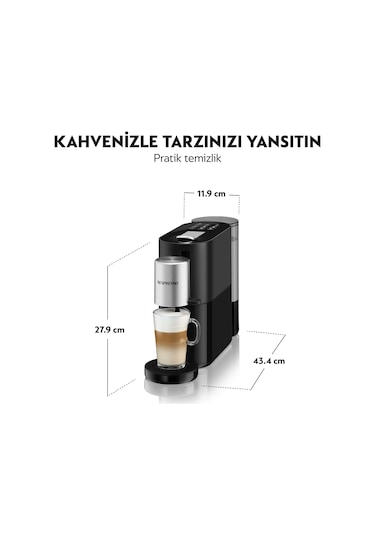 Nespresso Atelier S85 Kapsüllü Kahve Makinesi Siyah Fiyatları ve