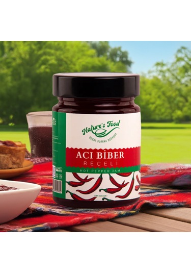 Acı Biber Reçeli Premium Series 400gr Cam Şişe %65 Acı Biber Acı İle Tatlının Muhteşem Birleşimi.