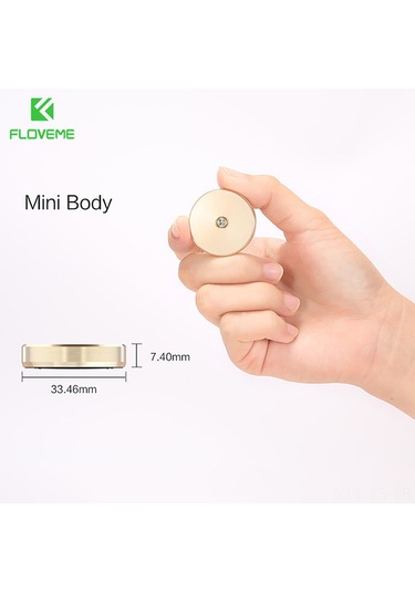 Yunboo Alüminyum Manyetik Araç Telefon Tutucu, Evrensel Uyumlu, Sabit Tutma İşlevi, Siyah Renk Siyah