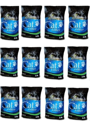 Silika Kristal Kedi Kumu 3,8 Lt X 12 Adet