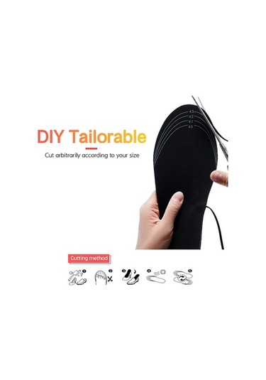 Pazly Isıtmalı Tabanlık Usb Şarjlı Elektrikli Sıcak Tabanlık Yıkanabilir Erkek Kadın Kış Sporları İçin Diğer