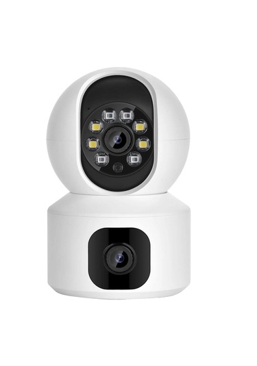Laxsam Yeni Çift Lens Kablosuz Ip Kamera Cmr41 Güvenlik Kamerası