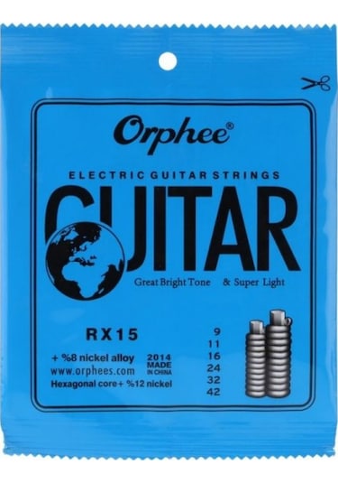 Orphee Rx15 Elektro Gitar Teli