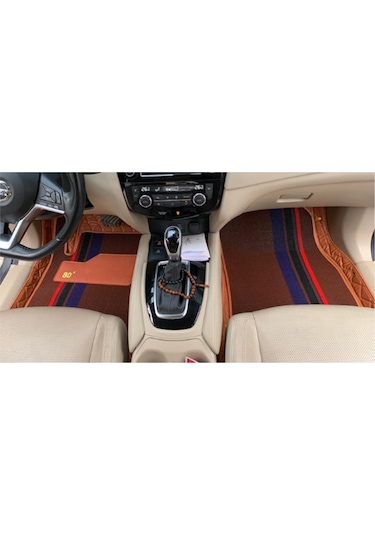 Nissan X-trail 2004-2022 Arası Araca Özel 8d Çift Katmanlı Havuzlu Paspas Takımı