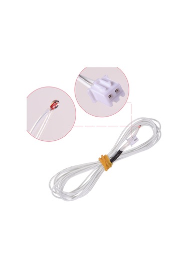 Monyee Ender-3 Uyumlu 100k Ohm Isı Sondajı - 1.2m Kablolu Termistör, 3d Yazıcı Isı Yatağı Parçası, Terminal Eşleşmeli