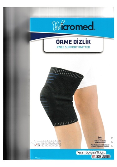 Wicromed Patella Destekli Örgü Dizlik Medium