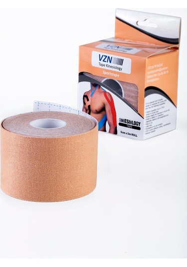 Vzn Kinesio Sporcu Ağrı Bandı 5 CM x 5 M Mavi