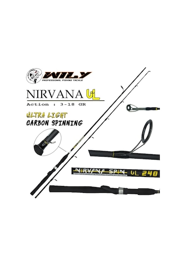 Wily Nirvana Ul 240 Cm Spin Kamış 3-18 Gr