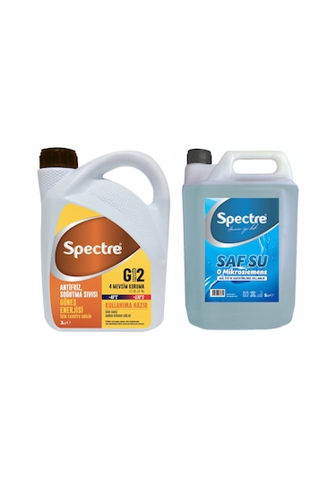 Distile Saf Su 5 Litre Ütü-akü-antifriz Tamamlama Suyu Spectre Distile Saf Su 5 Litre N11.854