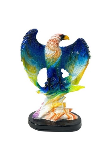 Lijinxu Reçine Heykeli Ev Dekoru Için Hediye Koridor Mavi