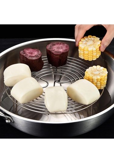 Suntek Yuvarlak Soğutma Rafı Paslanmaz Çelik Vapur Rafı, 7.09-inç Gosterildigi Gibi Çok Renkli