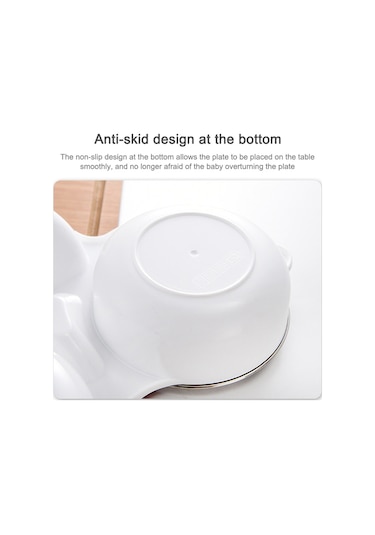 Sones 304 Paslanmaz Çelik Çocuk Araba Yemek Tabağı, Stil: Mavi Çıkarılabilir Ve Yıkanabilir