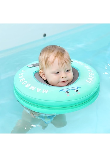 Mambobaby Boyun Destekli Yüzme Simidi - Yeşil
