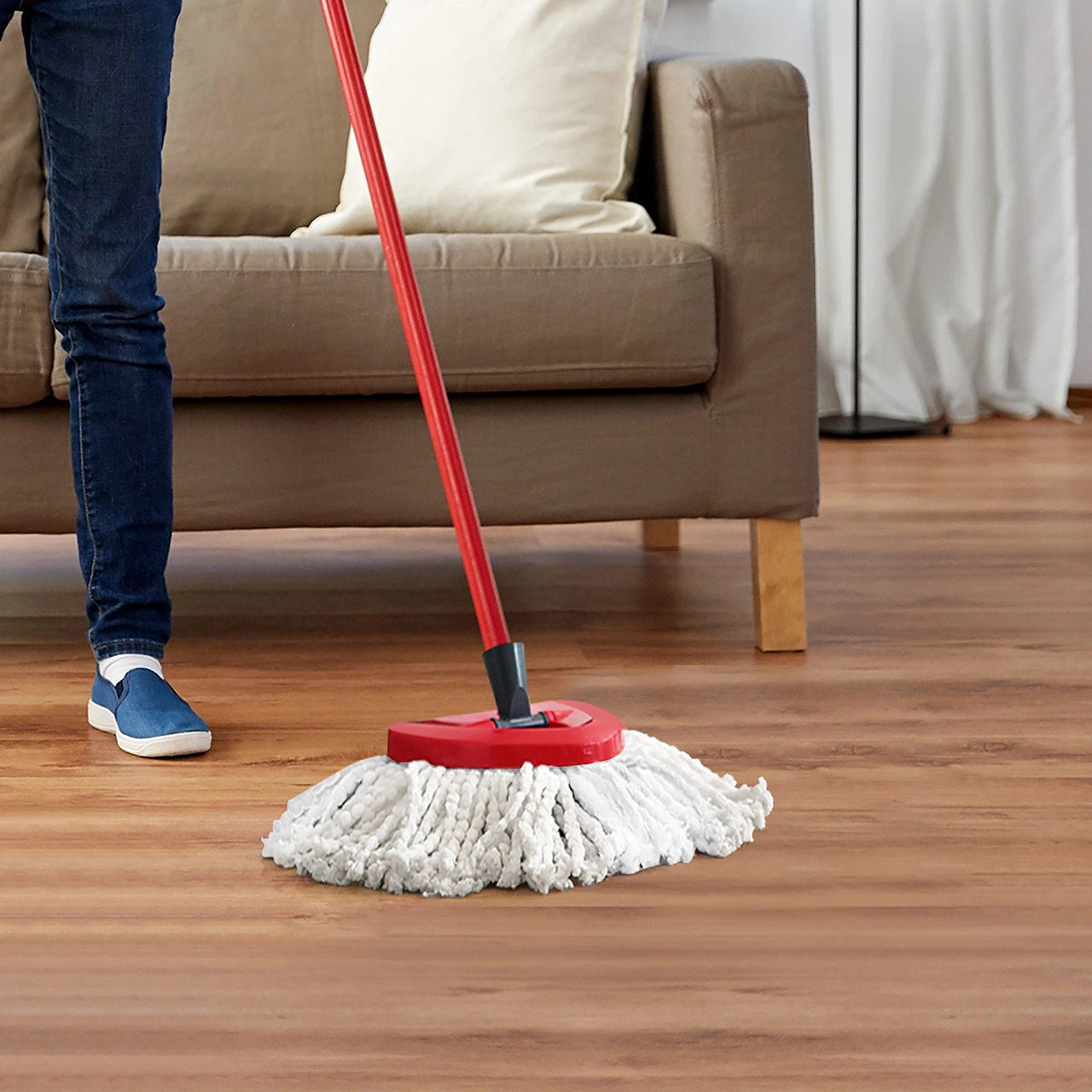 Geeksen O-cedar/vileda Uçucu Süpürge İçin Triangular Mikrofiber Değiştirme Başkanı - Yıkama Uyumlu Temizlik Aksesuarı